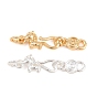 Brass S-Hook Clasps, Horse Shape