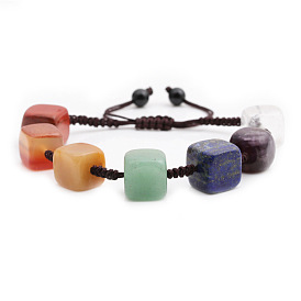 Stylish Square Beaded Bracelet for Women - Handmade Woven Jewelry Accessory