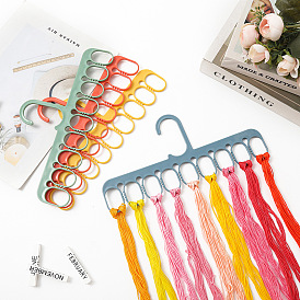 Plastic Bobbins, with Hanger Hooks, Sewing Thread Storages