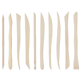 10шт. деревянные палочки для скульптуры из глины, поделки из глины ручной работы