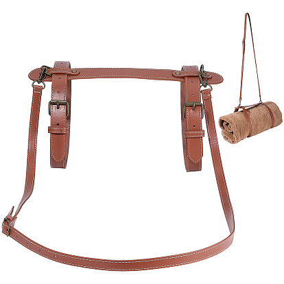 Искусственная кожа с ремешком для коврика для йоги из сплава, ремень для коврика для пикника