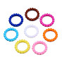 Opaque Acrylic Linking Rings, Bumpy Round Ring