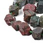 Rough Raw Natural Indian Agate Beads Strands, Nuggets