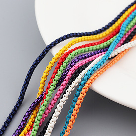 Colorful Candy Snake Bone Whip Box Chain Necklace for Women
