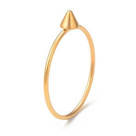 Ионное покрытие (ip) 304 конусное кольцо из нержавеющей стали для женщин