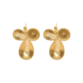 304 Выводы серьги из нержавеющей стали шпилька, слеза, ионное покрытие (ip), долговечный