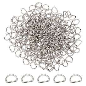 Chgcraft 500 piezas anillos en d de hierro, cierres de hebilla