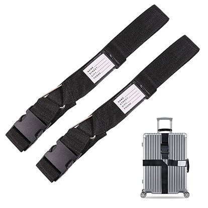 Polyester Luggage Straps, with Plastic Buckles