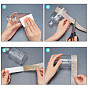 Fingerinspire Self Adhesive Glass Rhinestone Glue Sheets, for Trimming Cloth Bags and Shoes