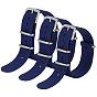 3Pcs Nylon Watch Bands, with Stainless Steel Buckle