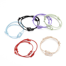 Adjustable Korean Waxed Polyester Cord Bracelets Sets