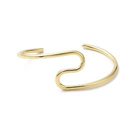 Rack Plating Brass Cuff Bangles, Open Bangles for Women, Cadmium Free & Lead Free