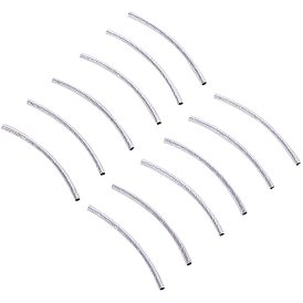 Brass Tube Beads, Curved