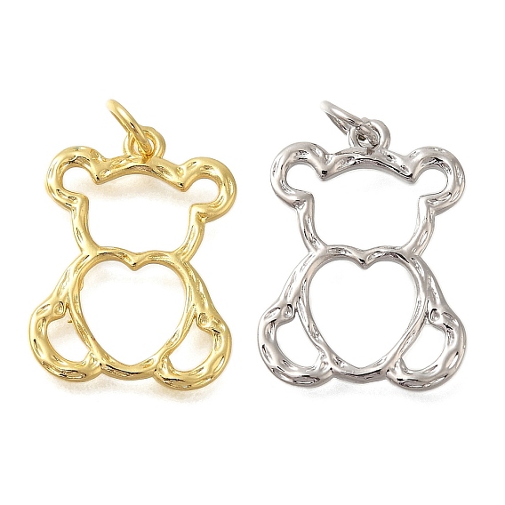 Полая стойка для медведя, латунные подвески с покрытием, без свинца и без кадмия, долговечный