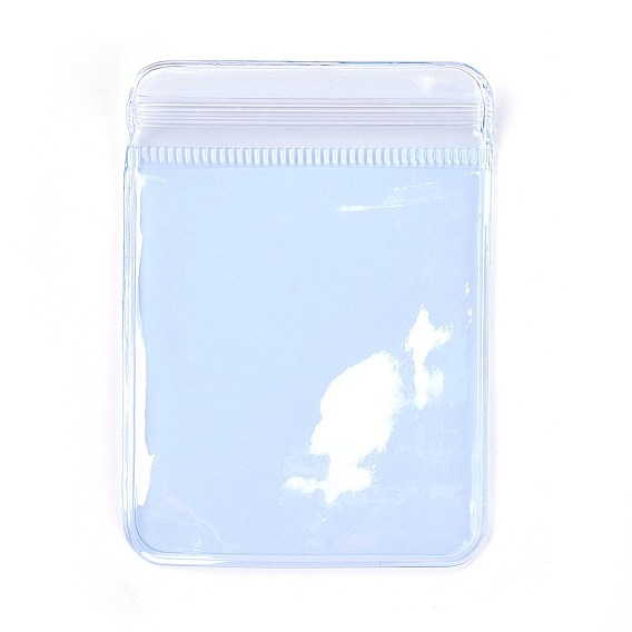 Rechteckige, wiederverschließbare PVC-Verpackungsbeutel, selbstdichtender Beutel