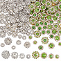 200шт. 2 цвета железные стразы кабошоны, цветок