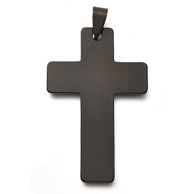 201 подвески из нержавеющей стали, крест очарование