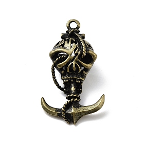 Halloween Alloy Pendants, Skull