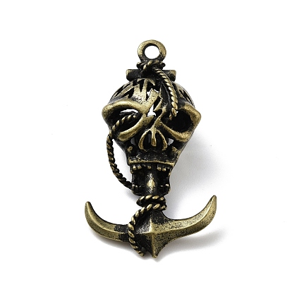 Halloween Alloy Pendants, Skull