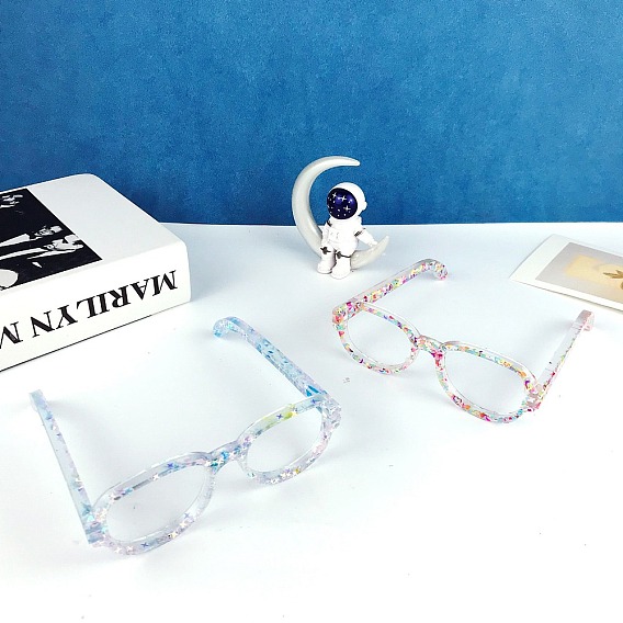 Силиконовые формы для оправ для очков, формы для литья смолы, для уф-смолы, изготовление изделий из эпоксидной смолы