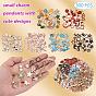 300 Pieces Wholesale Bulk Lots Jewelry Making Charms Pendant Mixed Shapes Alloy Enamel Charms for Jewelry Necklace Earring Making Crafts