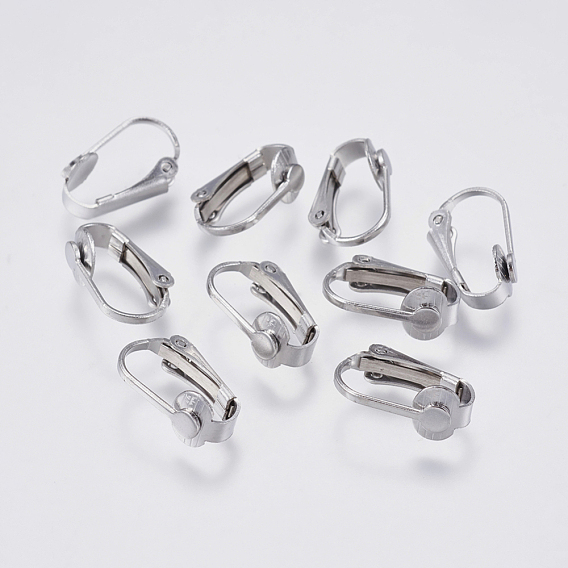 304 Stainless Steel Clip-on Earring Findings