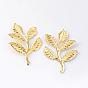 Iron Links, Etched Metal Embellishments, Leafy Branch and Leaves