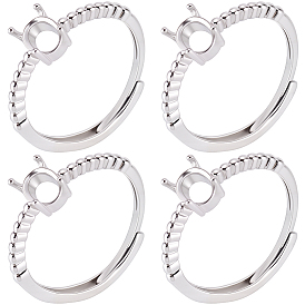 4шт. латунные регулируемые кольца для настройки, настройки зубчатого кольца, овальные