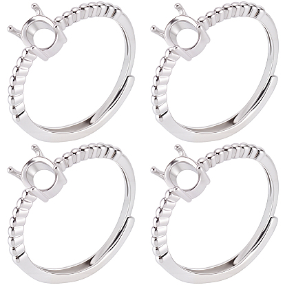 4шт. латунные регулируемые кольца для настройки, настройки зубчатого кольца, овальные