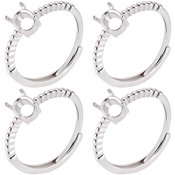 4шт. латунные регулируемые кольца для настройки, настройки зубчатого кольца, овальные