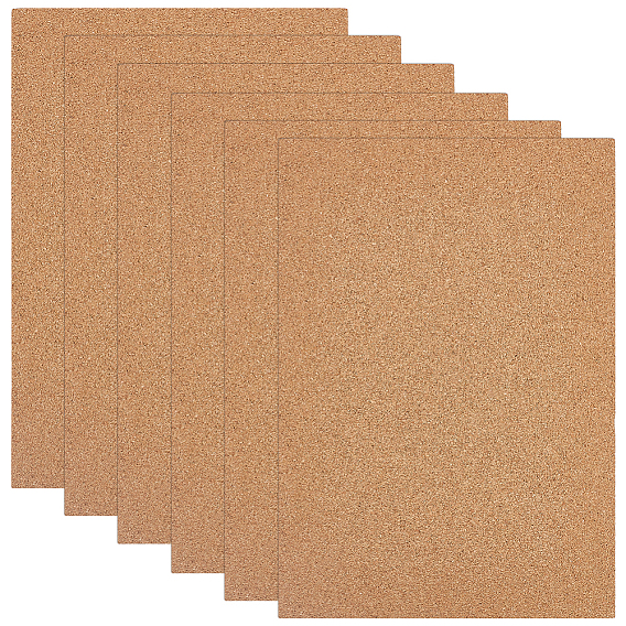 6шт. пробковые этикетки, прямоугольные