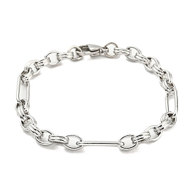 304 Stainless Steel Figaro Chain Bracelet