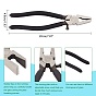 Iron Key Fob Hardware Sets, with Split Key Rings and Steel Clamp Flat Nose Pliers, for Lanyards Key Chain Wristlets