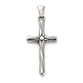 316 хирургические подвески из нержавеющей стали, крест очарование