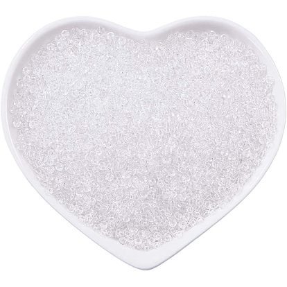 Fgb 12/0 прозрачный стеклянный бисер, класс А, круглые