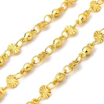 Латунные текстурированные плоские круглые звенья цепи, без свинца и без кадмия, долговечный, стойки покрытие, пайки, с катушкой