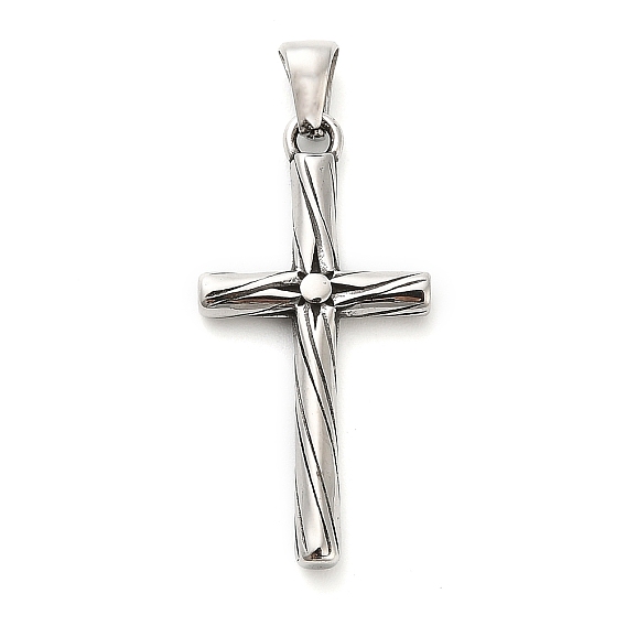 316 хирургические подвески из нержавеющей стали, крест очарование