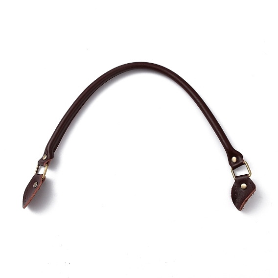 Кожаные ремни для сумок, с железной фурнитурой