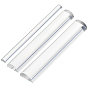 3Pcs 3 Styles Transparent Acrylic Magnifying Finder, Reading Guide Strips for Card, Rectangle