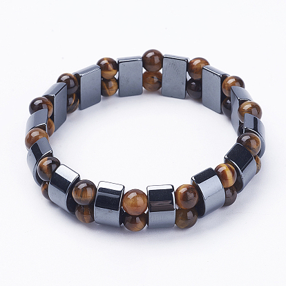 Немагнитные синтетический гематит браслеты простирания, с подвеской