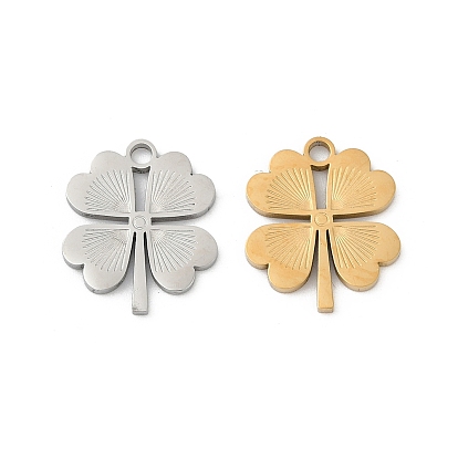 304 подвески из нержавеющей стали, ионное покрытие (ip), клевер очарование