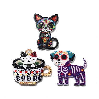 Акриловые подвески, животные