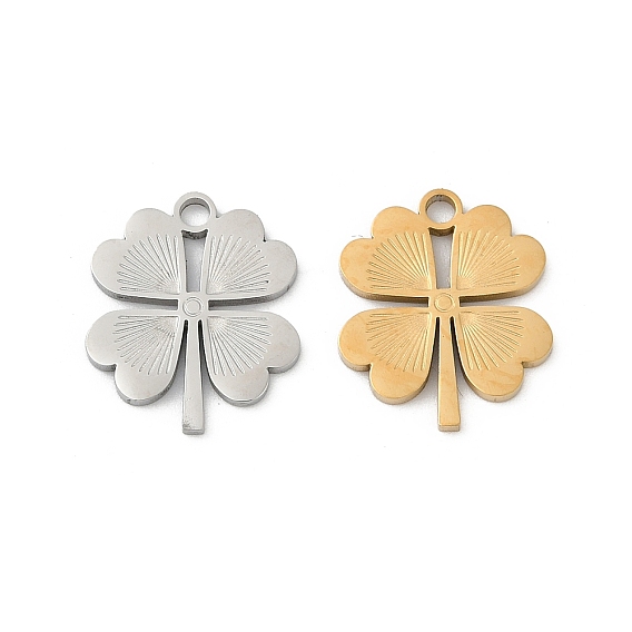 304 подвески из нержавеющей стали, ионное покрытие (ip), клевер очарование