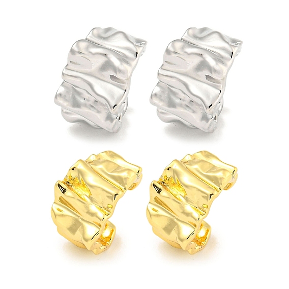 Латунные серьги-каффы для женщин, сложить очарование