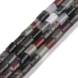 Natural African Bloodstone Beads Strands, Column