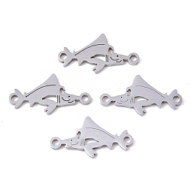 201 Stainless Steel Links Connectors, Laser Cut, Shark