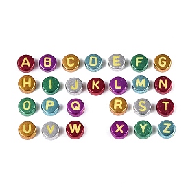 Покрытие акриловыми шариками, плоские круглые с буквы