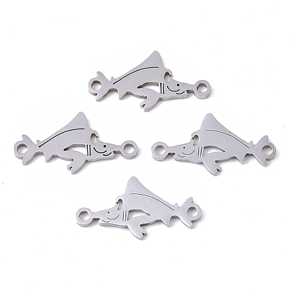 201 Stainless Steel Links Connectors, Laser Cut, Shark