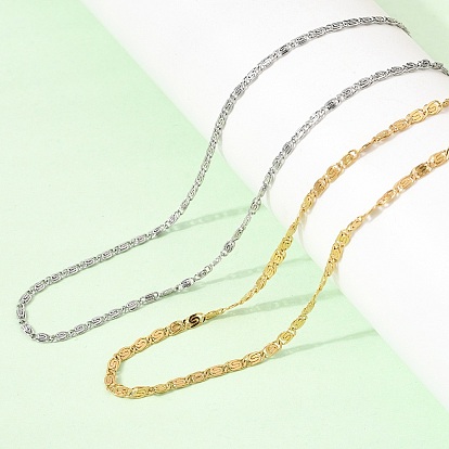 Унисекс 304 цепочки из нержавеющей стали Lumachina, ионное покрытие (ip)