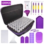 Diamond Painting Tools Kits, Including Tary, Plastic Box, Pen, Tweezers, Glue Clay, Scraper, Sticker, OPP Bag, Funnel, Clamp and Pad